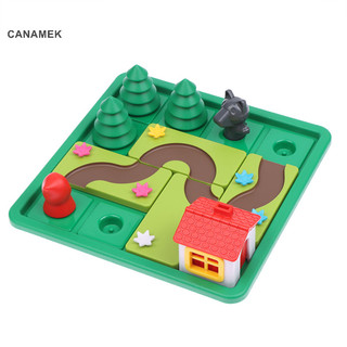 Canamek Little Red Riding Hood Trò chơi bảng ẩn náu & tìm kiếm thông minh với giải pháp Trò chơi Logic xây dựng kỹ năng Trò chơi Logic IQ Đồ chơi huấn luyện trẻ em Quà tặng CSF