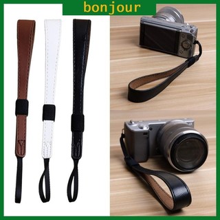 Bon Camera Dây Đeo Cổ Tay Da PU Tay Cầm Dây Đai Phát Hành Nhanh Đầu Nối SLR