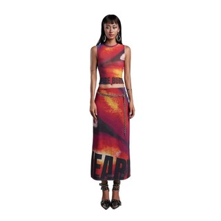 IUNU Lips Printed Mesh Tanktop - Áo lưới in tank top