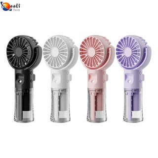 ⭐Hàng có sẵn⭐ Máy tính để bàn mini có thể sạc lại Quạt phun sương nước cầm tay dành cho học sinh trẻ em