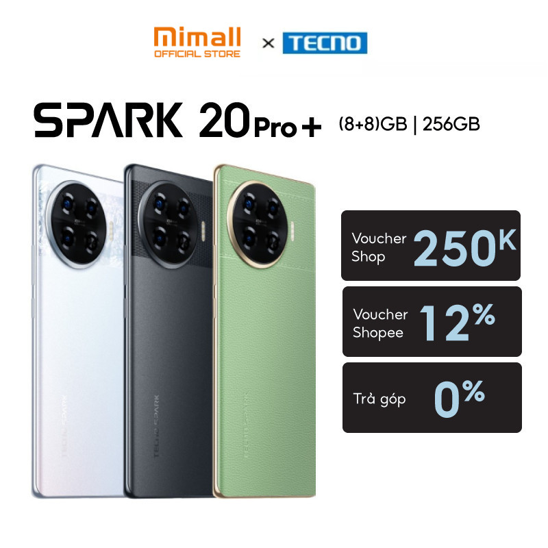 Điện thoại Tecno Spark 20 Pro Plus (8+8)GB/256GB