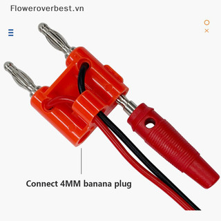 Fbvn Double Row 4mm Banana Plug Connector Loa Khuếch Đại Cắm Jack Adapter HOT