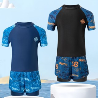 Bộ Bơi Trẻ Em Size Đại 10Kg - 65Kg - Bộ Đồ Bơi Bé Trai Liền Thân - Bộ Đồ Bơi Nam - Đồ Đi Biển Cho Bé Mặc Mùa Hè