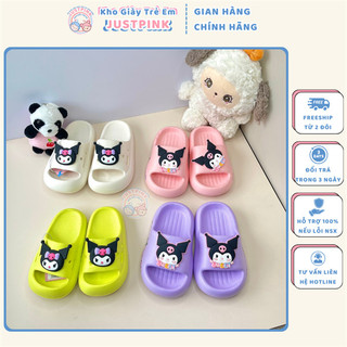 Dép bánh mì Kuromi êm chân chống trượt cho bé từ 3-12 tuổi 