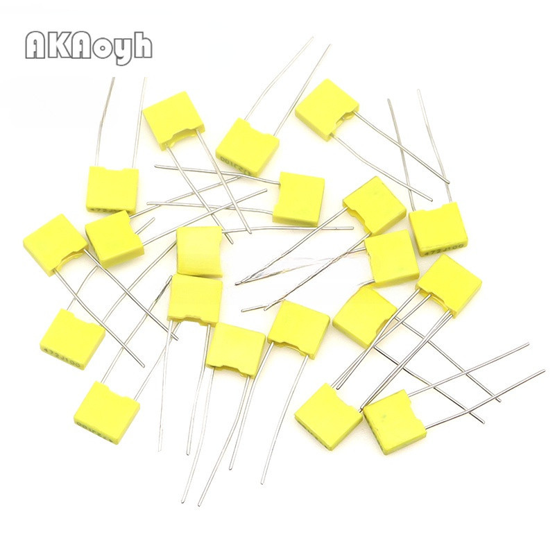 20 Chiếc Nhựa An Toàn Polypropylene 100V 1nF ~ 1uF 100nF 220nF 470nF 10nF 47nF 22nF 1nF 0.47uF Tụ Ch