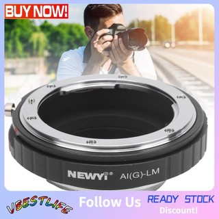 VBESTLIFE Vòng chuyển đổi ống kính NEWYI AI(G)‑LM dành cho ngàm Nikon AI sang Leica LM