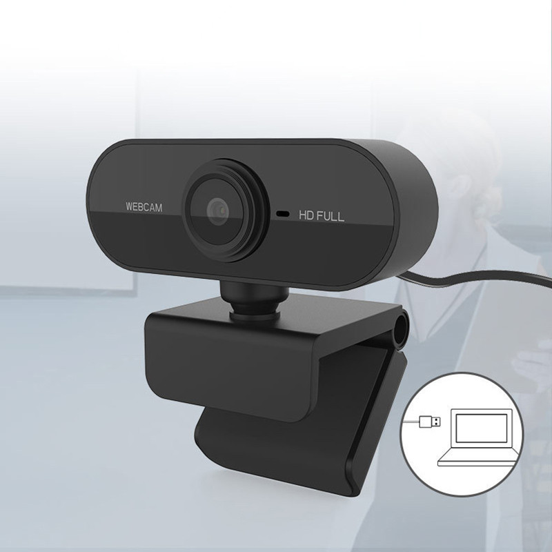 Wss Elough 2K HD Webcam Cho Máy Tính Để Bàn Laptop Máy Tính Mini USB Web Camera Có Micro Web Cam Cho YouTube Skype Mới