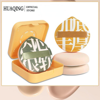 Xl Size Air Cushion Puff có hộp đựng Puff trang điểm siêu mềm cho máy xay sinh tố dày Sử dụng ướt & khô Bọt biển trang điểm