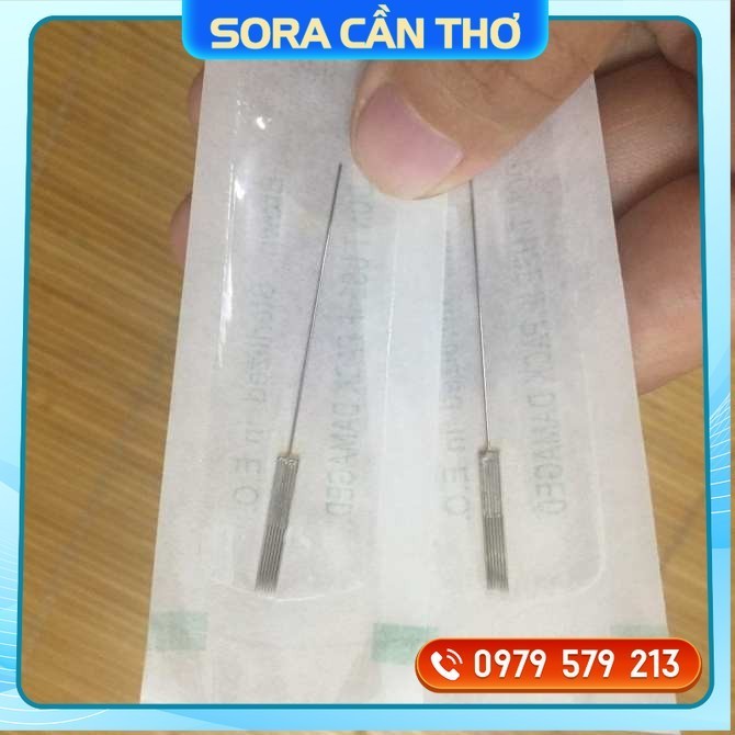 Kim 7 phun xăm kim dẹt - 50 cây