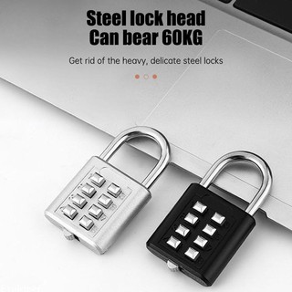  ✨️✨️Ổ khóa mã số CJSJ chất liệu hợp kim inox chống gỉ khóa bằng 4 số thiết kế chắc chắn - Huy Tưởng 