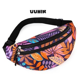 Uumir Nữ Túi Thắt Lưng Nylon Nhiều Lớp Chống Thấm Nước Fanny Thời Trang Chuyển Động Phong Cách Hàn Quốc Chuối Thường Ngày Ngực Ngoài Trời