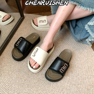 CHENRUISEN dép sandal nữ dép đế cao Thoải Mái Xinh Xắn  Đế linh hoạt Đệm êm Phối màu tinh tế Chống trơn trượt FDL2460YIQ 27Z240701
