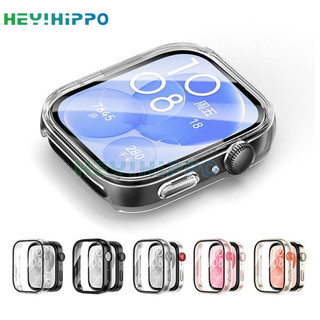 Vỏ bảo vệ màng cường lực PC + cho vỏ đồng hồ huawei watch FIT3 FIT3 Vỏ bảo hiểm toàn diện Vỏ đồng hồ
