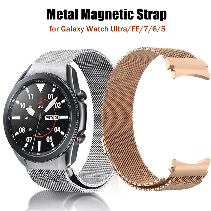 Vòng Tay Kim Loại Cho Samsung Galaxy Watch Ultra 47mm / FE / 7 40MM 44MM / Watch6 Classic 47mm 43mm 