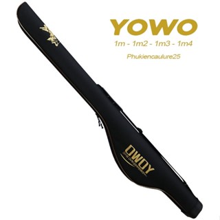 Bao đựng cần câu, Túi đựng cần câu dạng cứng Yowo  bao đựng cần câu lure, câu lục có quai đeo tiện dụng