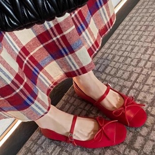 Giày nữ đế bằng mũi vuông thời trang mary jane size 35-40
