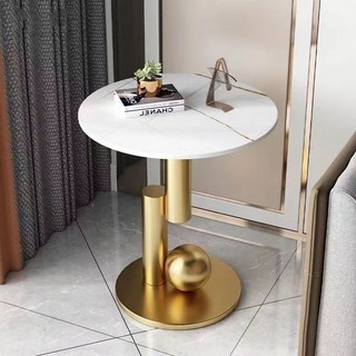Bàn cà phê châu Âu sang trọng nhẹ Bàn phụ sofa Bàn cà phê nhỏ bằng đá phiến