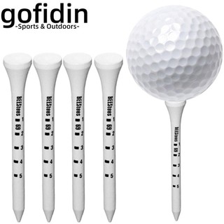 Gofidin chiếc golf gỗ tee, cân kỹ thuật số gỗ sọc trắng golf tee, chuyên nghiệp 69 / 83mm golf holder golf accesories