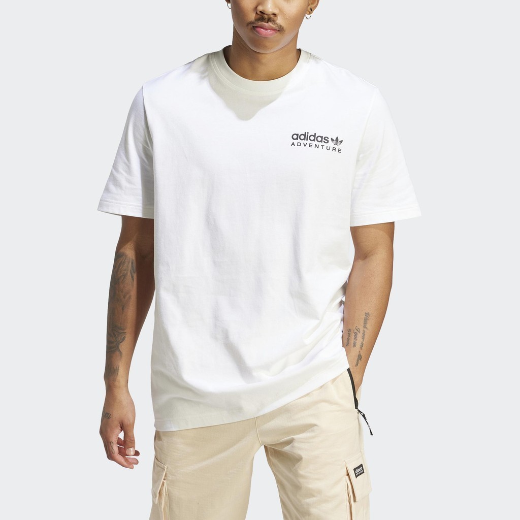 Adidas Phong cách sống Áo Thun adidas Adventure Nature Awakening Nam trắng IC2332