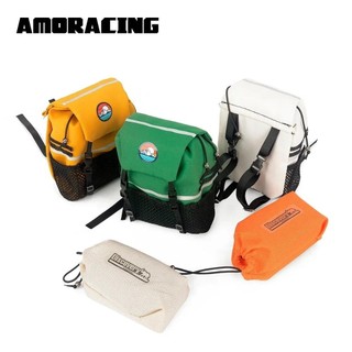 Amoracing Phần Ba Lô Mô Phỏng Túi Du Lịch Cho LOSI 1 / 4 Promoto-MX LOS06900 LOS06002 RC Mô Hình Xe Máy Phụ Kiện