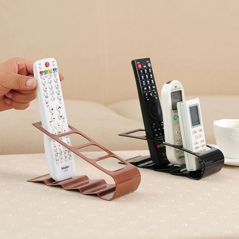Thiết bị gia dụng Giá đỡ điều khiển từ xa / Giá lưu trữ 4 phần có nếp nhăn thực tế / DVD TV VCR Bước