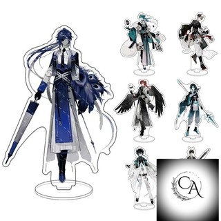 Mô hình Standee Genshin Impact Zhongli Gongzi Diluc Xiao game Chinoiserie Phụ kiện trang trí để bàn góc học tập