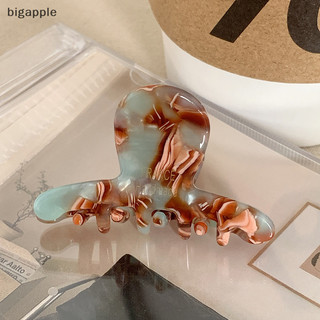 Bigapple Tinh Tế Tinh Tế Cảm Giác Cao Cấp Nhỏ Acetate Vuốt Tóc Cá Mập Kẹp Dành Cho Nữ Thời Trang Bé Gái Hợp Thời Trang Ngọt Ngào Phụ Kiện Tóc Quà Tặng RDG