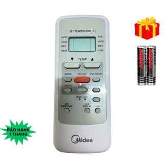 Điều khiển điều hoà Midea Mã 02, remote máy lạnh Midea - tặng kèm pin - GDCT