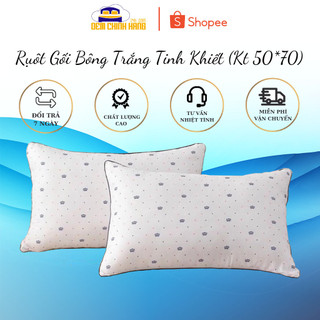 Rụôt Gối Bông Trắng Tinh Khiết (Kt 50*70)