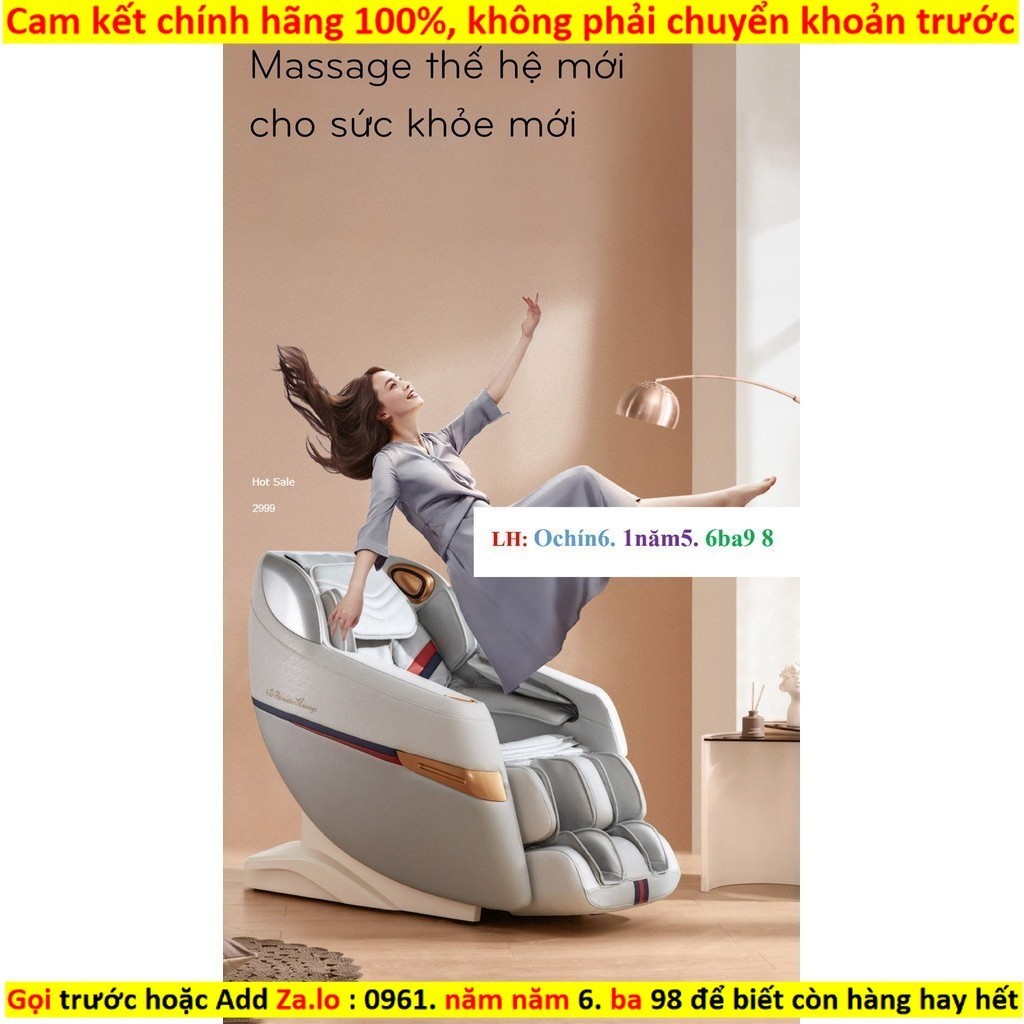 Kho Ghế Massage Toàn Thân 4D, điều khiển giọng nói OKINAWA OS 950 pro vv