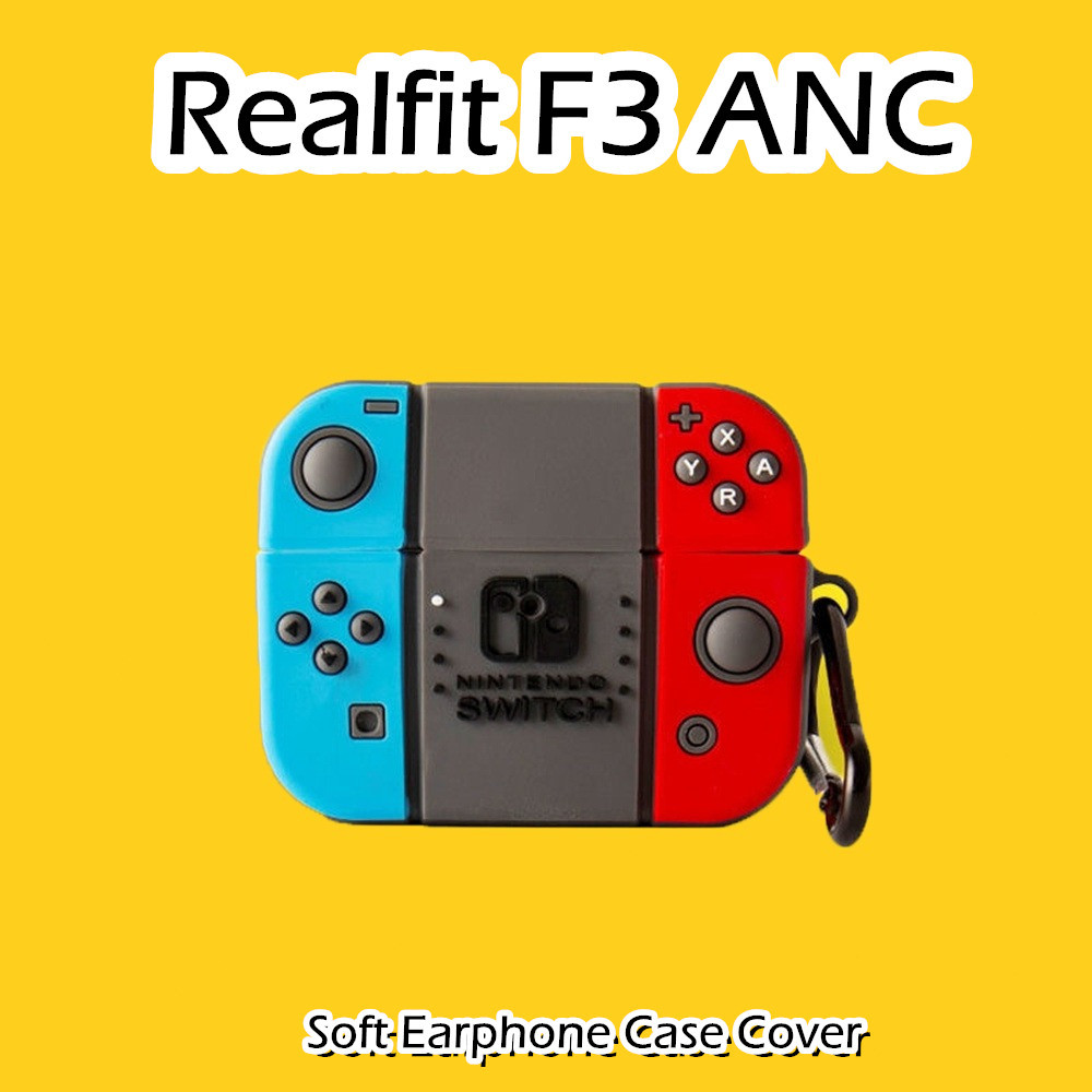 [Ngôi sao tương lai] Dành cho vỏ Realfit F3 ANC Vỏ tai nghe silicon mềm hoạt hình đổi mới NO.1