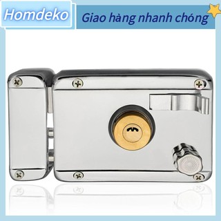 Homdeko Khóa hộ gia đình móc cửa bên ngoài Cổng Bảo hiểm Bộ khóa Phong cách cổ điển với Chìa xi lanh chốt