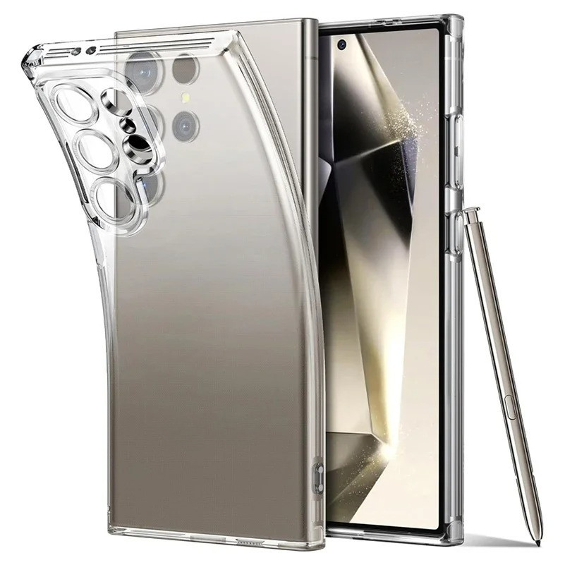 Mềm Ốp Điện Thoại Silicon Trong Suốt Chống Sốc 4 Góc Cho Samsung Galaxy S24 S22 S23 S21 S20 S10 Plus Ultra FE Note 10 20 Pro A03 A13 A23 A33 A53 A73 A04 A14 A12 A22 A32 A52 A72 A10 A20 A30 A50 A11 A21 A31 A51 A71