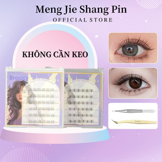【Không Cần Keo】BRONICY Lông Mi Giả 6 Hàng 6mm Tự Dính Tái Sử Dụng Lông Mi Dưới