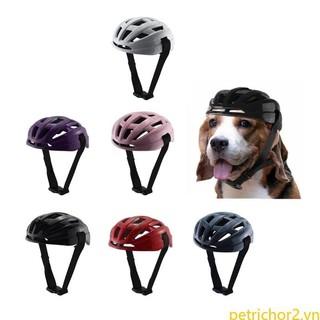 Pet dễ thương có thể điều chỉnh abs mũ bảo hiểm cho chó thời trang thú cưng bảo vệ mũ ridding cho xe máy