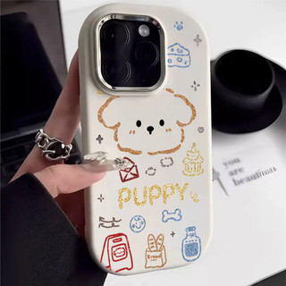 Iphone Tiếng Anh Phô Mai Chó Con Hoạt Hình Dễ Thương Chống Sốc Chống Rơi Silicon Mềm Dành Cho 7 7plus 8 8plus Xs Xr 11 12 13 14 15 Pro Plus Promax