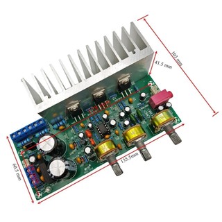 Mạch tda2050 or tda2030 2.1 nhôm dày cho loa vi tính