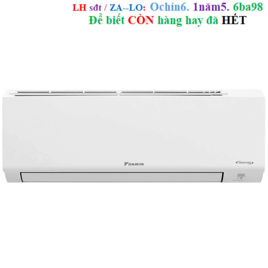 Rẻ FTKB25YVMV - MIỄN PHÍ CÔNG LẮP - Máy lạnh Daikin Inverter FTKB25YVMV (12-15 m²) - GIAO TOÀN QUỐC