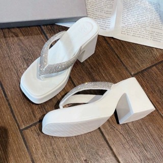 Dép Đế xuồng PU siêu nhẹ quai đá cao 8 cm