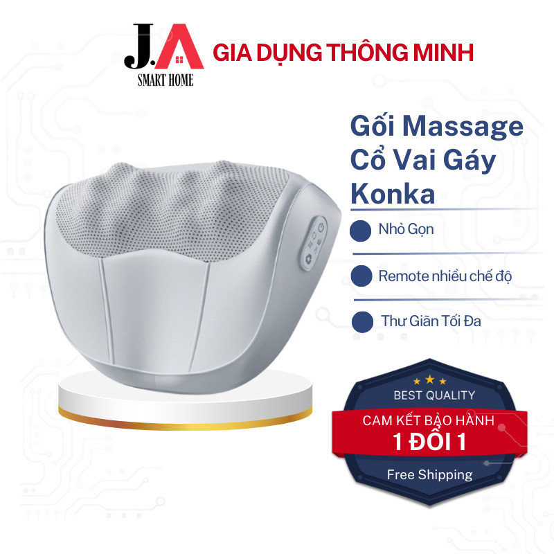 Gối Massage Cổ Vai Gáy Konka Cao Cấp Chính Hãng, Gối Massage Di Động, Máy Massage Cao Cấp, Máy Xoa B