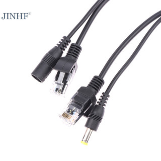 Jinhf poe cáp nguồn thụ động qua ethernet adapter cáp poe splitter rj45 đầu phun nguồn mô đun 12-48v cáp cho máy ảnh hot