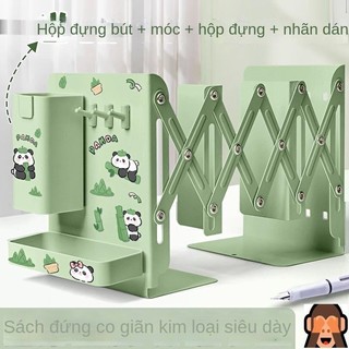 Bookends có thể thu vào, có giá đỡ bút Bookends Kệ tích hợp Giá lưu trữ sách để bàn, Bookends có thể gập lại