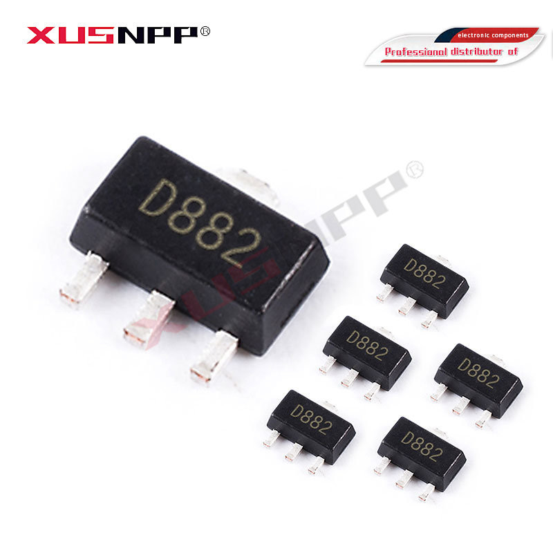 20 CHIẾC 2SB772 B772 SOT-89 2SD882 D882 2SA1013 2SB1132 2SB1188 2SB1386 2SC2383 2SC2655 2SC3357 2SC4