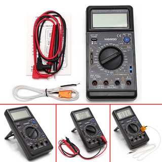 Đồng hồ vạn năng kỹ thuật số m890g mới dmm ac dc volt amp ohm đồng hồ đo nhiệt độ tần số