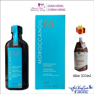 Tinh dầu dưỡng tóc Moroccanoil Treatment 100ml ( tặng kèm hấp Karsell 100gr ) - MK