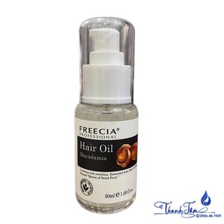 Tinh dầu dưỡng mềm mượt tóc Freecia Hair Oil Macadamia 50ml