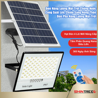 Đèn năng lượng mặt trời chống nước công suất lớn 40w/60w/100w/200w/300w chiếu sáng nông thôn