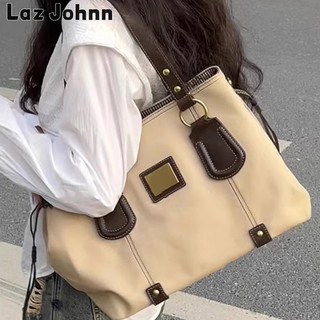 Laz Johnn Mới cao cấp cảm giác thích hợp giải trí túi vải canvas dung tích lớn