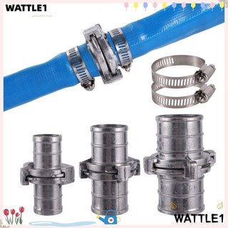 Đầu nối ống WTTLE, Đầu nối ống nhôm cây tưới cây, có thể điều chỉnh bằng kẹp ống nông nghiệp Khớp nối ống ruy băng
