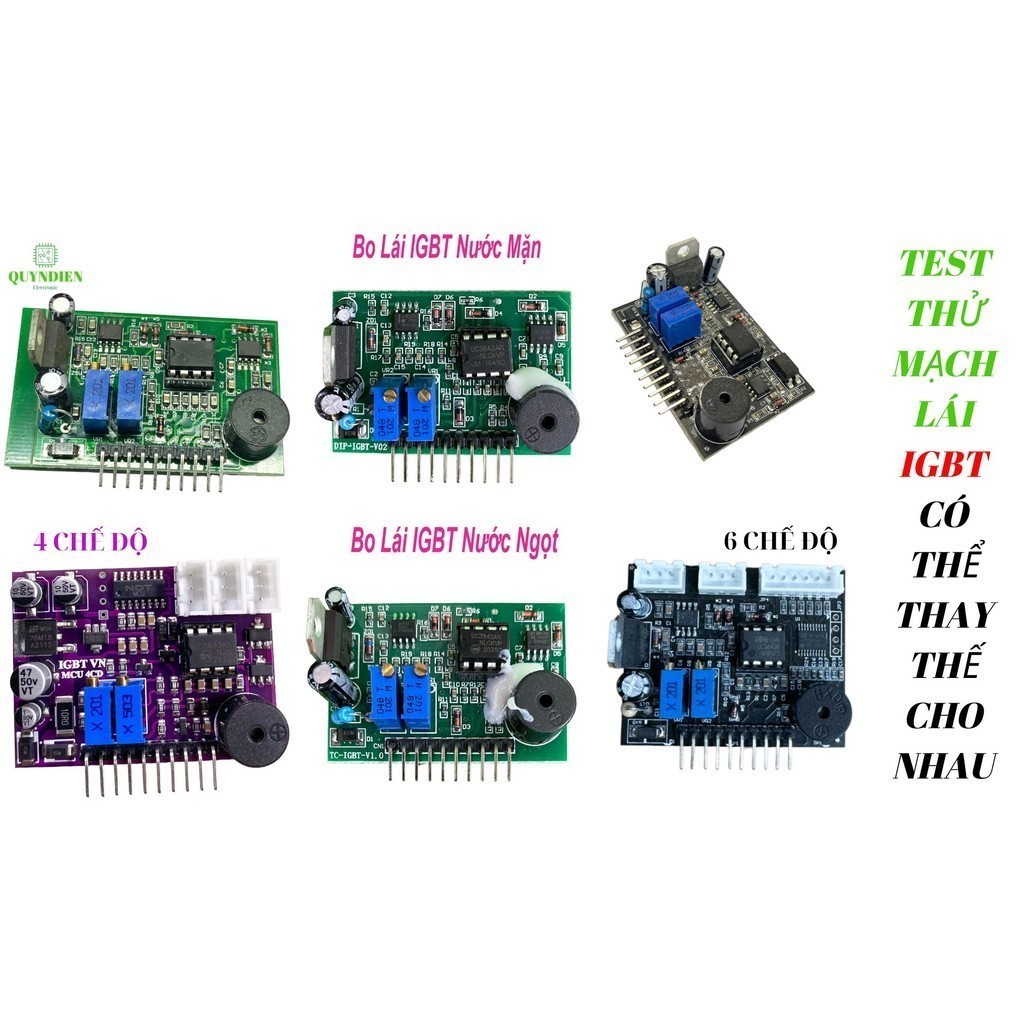 Mạch băm xung lái IGBT thay thế cho bo lái IGBT trung quốc UC383 băm PIC 4 - 6 chế độ - linhkienquyn